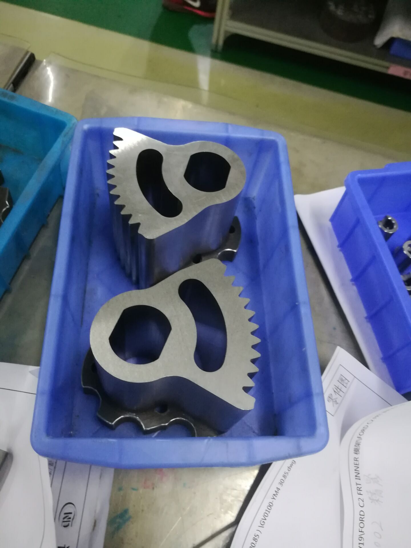 Components for fine blanking tools